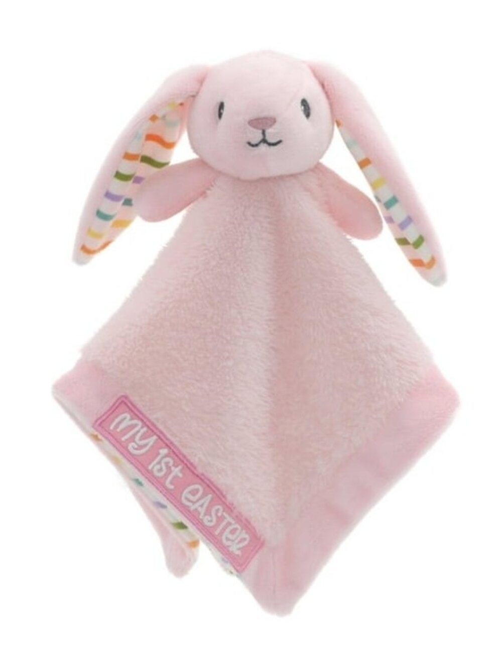 My 1st First Easter Bunny Security Blanket Lovey Pink by Easter PL Walmart NWT